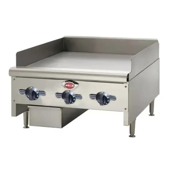 Wells HDTG-3630G Heavy Duty 90,000 BTU Thermostatic Control Gas Griddle 36"W — view 2