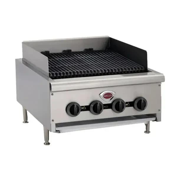 Wells HDCB-4830G Heavy Duty 160,000 BTU Radiant Gas Charbroiler 48"W
