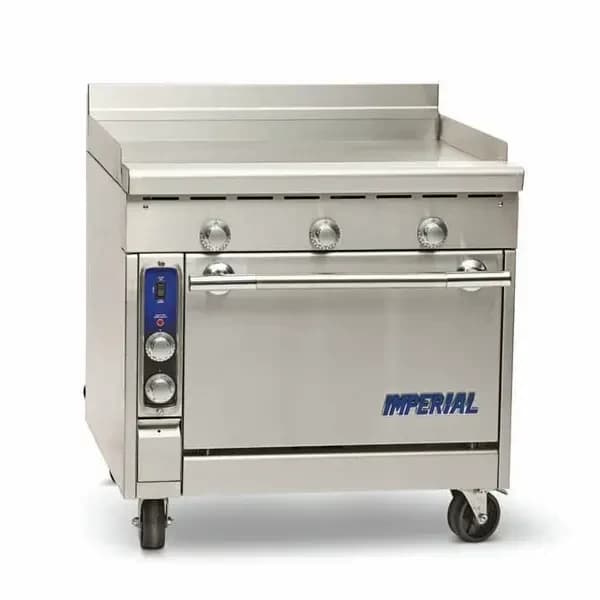 Imperial IHR-GT36-E-XB 208V, 1PH Electric Range with 36" Griddle-Storage Base 36"W