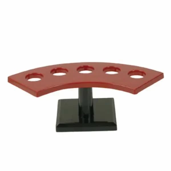 Thunder Group 30 Plastic Sushi Hand Roll Rack with 5 Cavities
