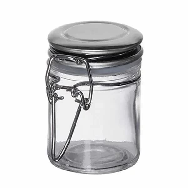 Tablecraft 10105 1.5 oz. Spice Jar with Stainless Steel Top | Case of 6