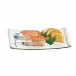 Thunder Group 29 Plastic Sushi Hand Roll Rack with 3 Cavities — view 4