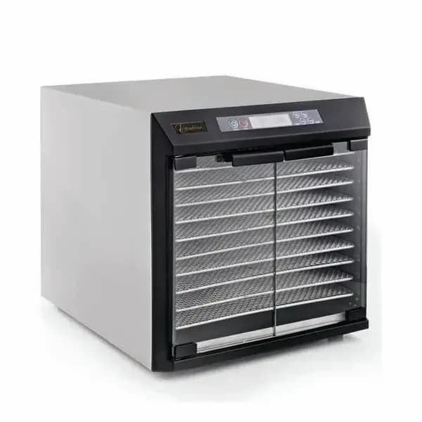 Excalibur EXC10EL Stainless Steel 10-Tray Food Dehydrator with Digital Controls and Clear Doors