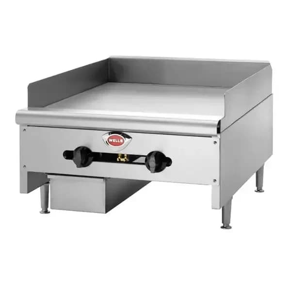 Wells HDG-4830G Heavy Duty 120,000 BTU Manual Control Gas Griddle 48"W