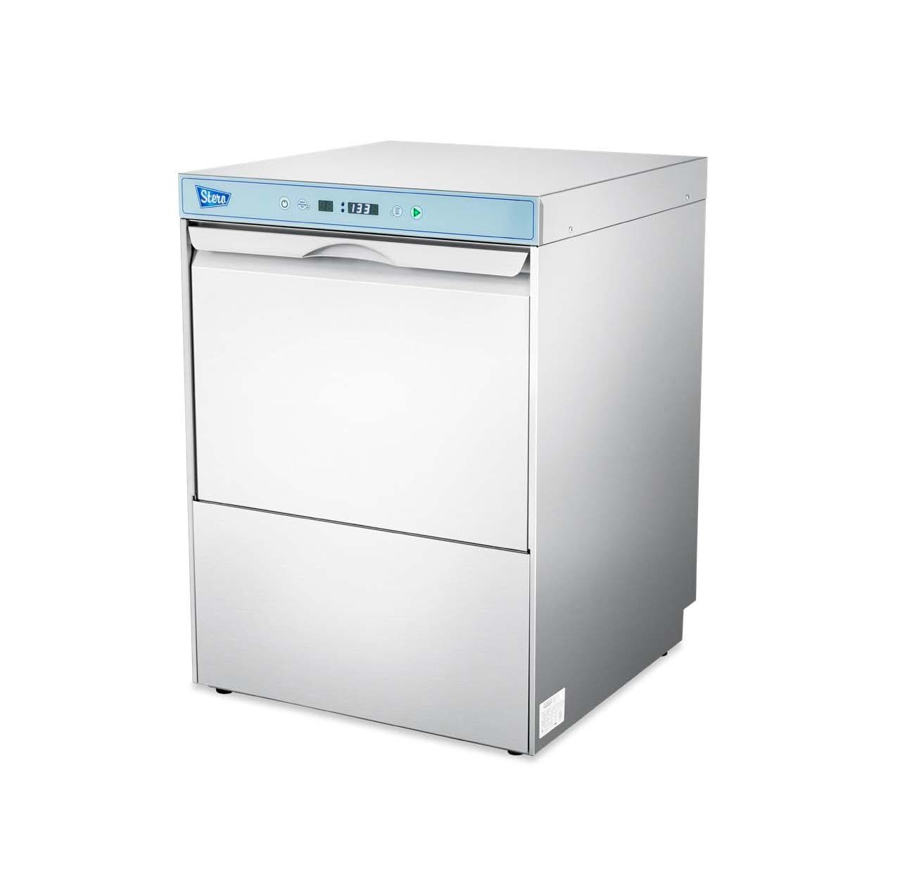Stero SUNH-1 24" High Temp Undercounter Dishwasher with Booster, Front Loading Door Type - 30 RPH